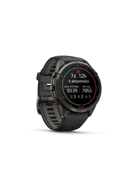 Garmin fēnix 9 Pro 010-04335-11 su Black Pebble Grey dirželiu