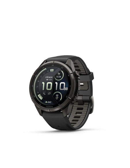 Garmin fēnix 9 Pro 43 mm inReach Carbon Gray DLC Titanium laikrodis