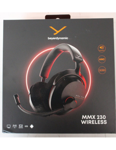 SALE OUT. Beyerdynamic MMX 230 Black Bluetooth ANC Headphones, Wireless | Beyerdynamic Headphones | MMX 230 | Bluetooth | Over-