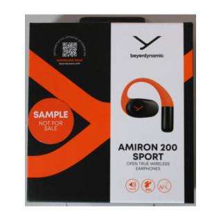 SALE OUT. Beyerdynamic AMIRON 200 Open TWS earphones with charging case and USB cable, Sport Sample DEMO | Beyerdynamic DEMO | 