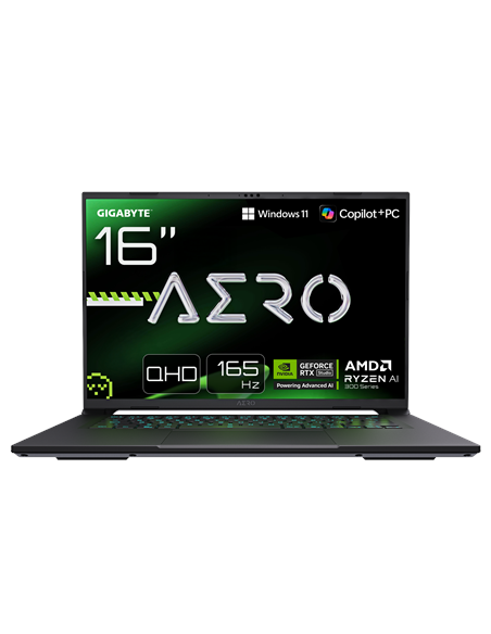 Gigabyte AERO X16 Gaming 1VH | Lunar White | 16 " | IPS | WQXGA | 2560 1600 pixels | 165 Hz | Anti-glare | AMD Ryzen Al 7 | 350