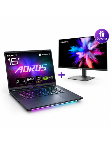 GIGABYTE AORUS MASTER 16 Ryzen 9 X3D RTX 5070 Ti | HERO.lt