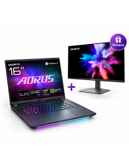 GIGABYTE AORUS MASTER 16 Ryzen 9 X3D RTX 5070 Ti | HERO.lt