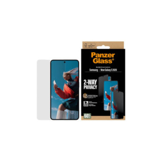 PanzerGlass 2-Way Privacy Screen Protector Samsung New Galaxy S26 | Ultra-Wide Fit w. EasyAligner | PanzerGlass