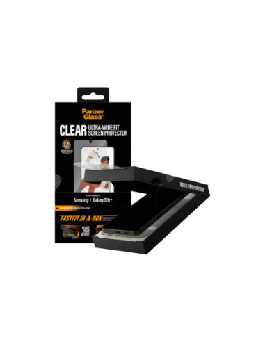 PanzerGlass Screen Protector Samsung New Galaxy S26 Plus | Ultra-Wide Fit w. FASTFIT IN-A-BOX | PanzerGlass