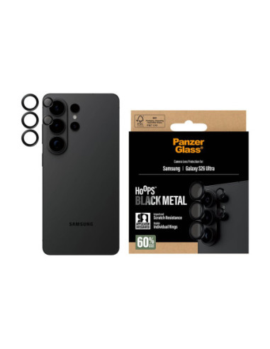 PanzerGlass Hoops Camera Lens Protector Black Samsung New Galaxy S26 Ultra | PanzerGlass