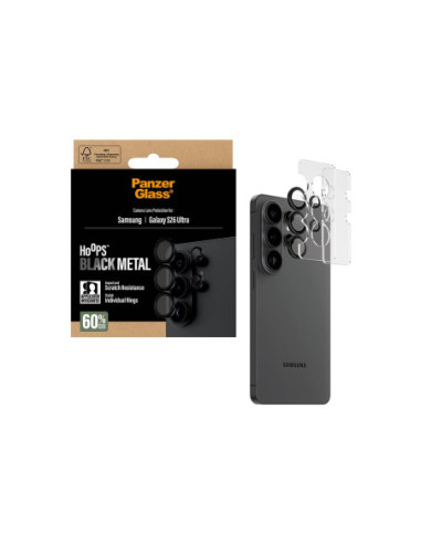 PanzerGlass Hoops Camera Lens Protector Black Samsung New Galaxy S26 Ultra | PanzerGlass