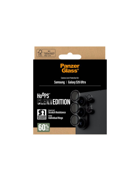 PanzerGlass Hoops Camera Lens Protector Transparent Samsung New Galaxy S26 Ultra | PanzerGlass