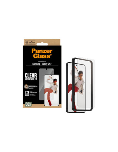 PanzerGlass Screen Protector Samsung New Galaxy S26 Plus | Ultra-Wide Fit w. EasyAligner | PanzerGlass