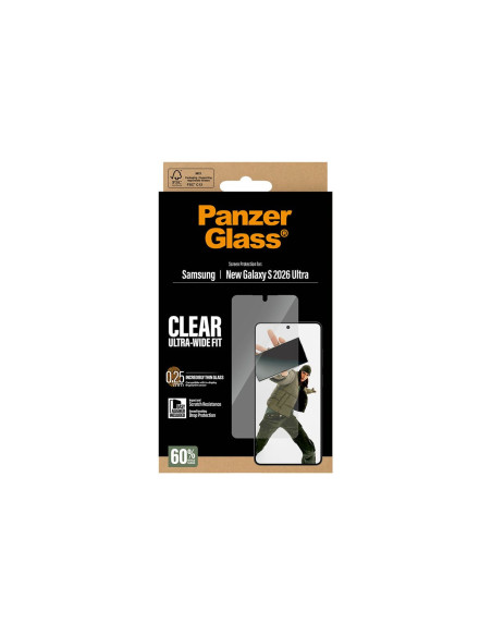 PanzerGlass Screen Protector Samsung New Galaxy S26 Ultra | Ultra-Wide Fit w. EasyAligner | PanzerGlass