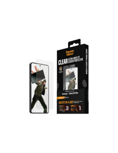 PanzerGlass Screen Protector Samsung New Galaxy S26 Ultra | Ultra-Wide Fit w. FASTFIT IN-A-BOX | PanzerGlass