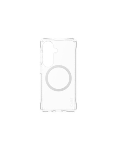 CARE by PanzerGlass Samba Case Transparent w. White Qi Samsung New Galaxy S26 | PanzerGlass