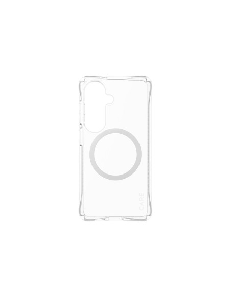 CARE by PanzerGlass Samba Case Transparent w. White Qi Samsung New Galaxy S26 | PanzerGlass