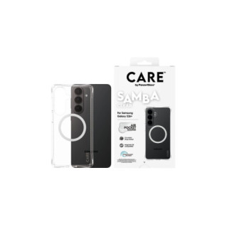 CARE by PanzerGlass Samba Case Transparent w. White Qi Samsung New Galaxy S26 Plus | PanzerGlass