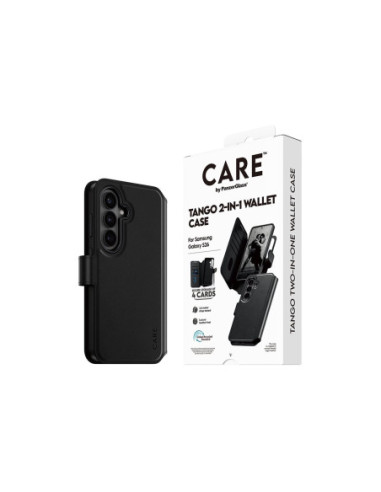 CARE by PanzerGlass Tango 2-in-1 Wallet Case w. Qi Samsung New Galaxy S26 | PanzerGlass