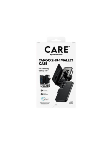CARE by PanzerGlass Tango 2-in-1 Wallet Case w. Qi Samsung New Galaxy S26 Plus | PanzerGlass
