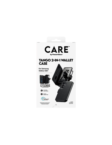 CARE by PanzerGlass Tango 2-in-1 Wallet Case w. Qi Samsung New Galaxy S26 Plus | PanzerGlass