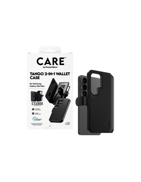 CARE by PanzerGlass Tango 2-in-1 Wallet Case w. Qi Samsung New Galaxy S26 Ultra | PanzerGlass