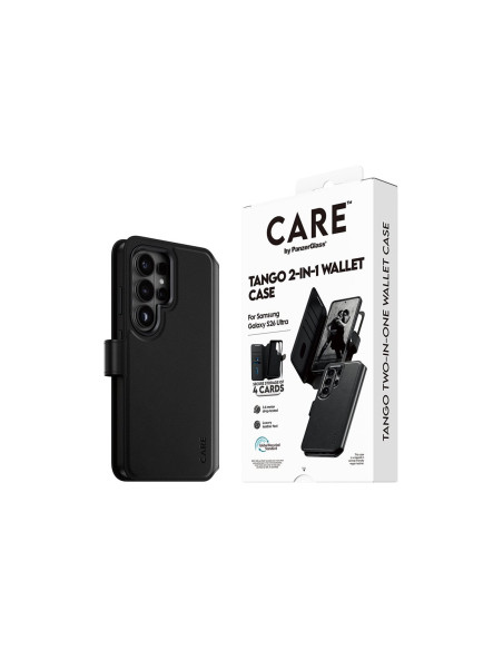 CARE by PanzerGlass Tango 2-in-1 Wallet Case w. Qi Samsung New Galaxy S26 Ultra | PanzerGlass