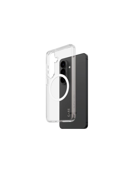 CARE by PanzerGlass Urban Explorer Case Transparent w. White Qi Samsung New Galaxy S26 | PanzerGlass