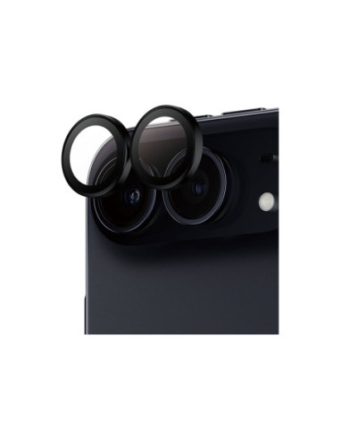 PanzerGlass Hoops | Camera Lens | Apple | iPhone Duo | Metal/Silicone | Black
