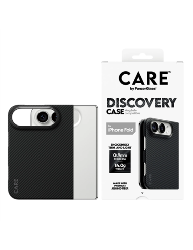 PanzerGlass Discovery Case | Back cover | Apple | iPhone 2026 Fold | Recycled plastic | Black