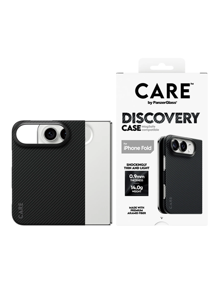 PanzerGlass Discovery Case | Back cover | Apple | iPhone 2026 Fold | Recycled plastic | Black