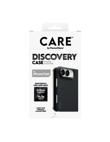 PanzerGlass Discovery Case | Back cover | Apple | iPhone 2026 Fold | Recycled plastic | Black