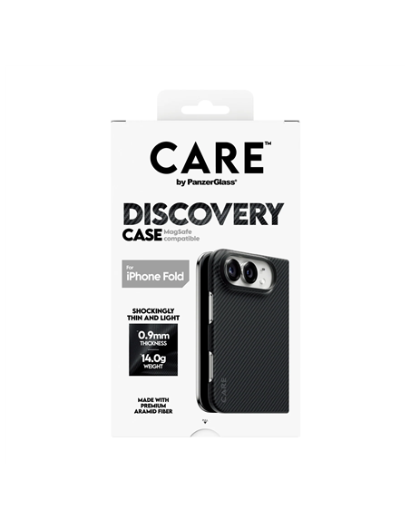 PanzerGlass Discovery Case | Back cover | Apple | iPhone 2026 Fold | Recycled plastic | Black