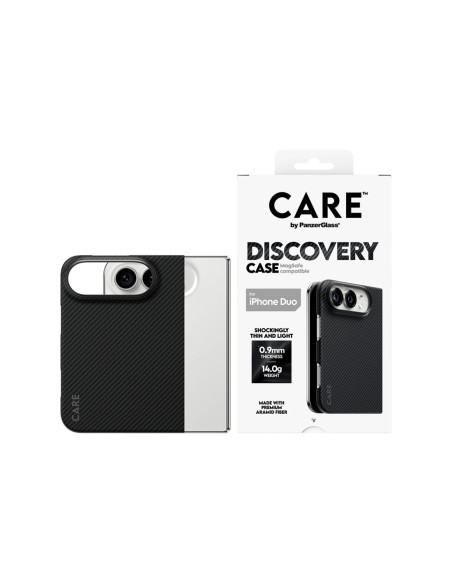 PanzerGlass Discovery Case | Back cover | Apple | iPhone 2026 Fold | Recycled plastic | Black