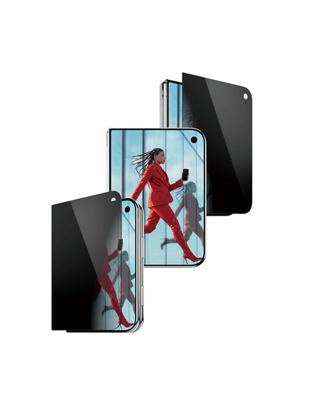 PanzerGlass Privacy w. EasyAligner | Screen protector | Apple | iPhone Duo | Glass | Transparent