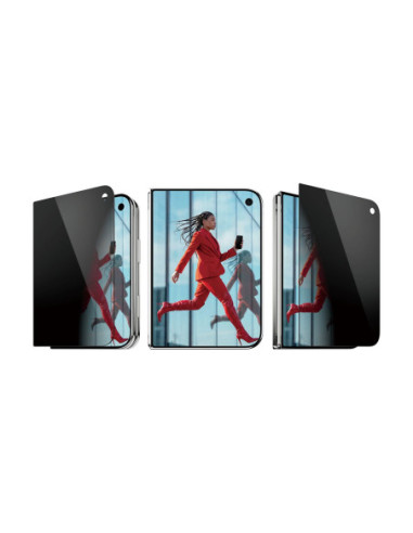 PanzerGlass Privacy w. EasyAligner | Screen protector | Apple | iPhone Duo | Glass | Transparent