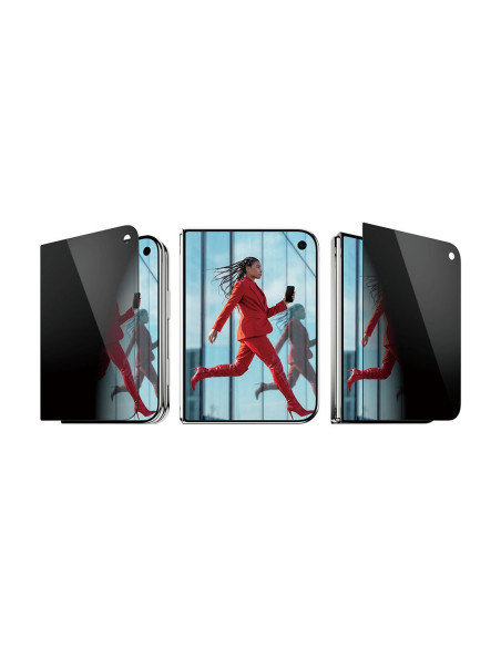 PanzerGlass Privacy w. EasyAligner | Screen protector | Apple | iPhone Duo | Glass | Transparent