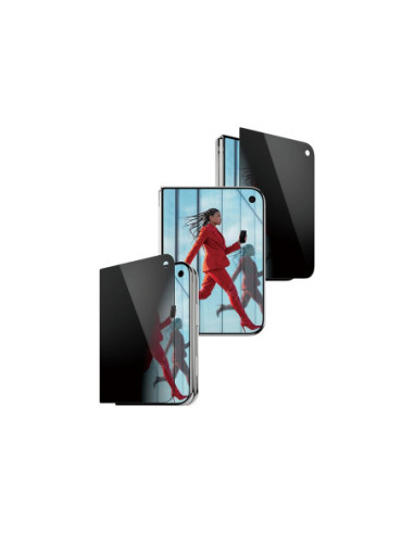 PanzerGlass Privacy w. EasyAligner | Screen protector | Apple | iPhone Duo | Glass | Transparent