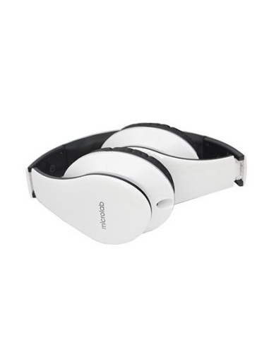 Microlab Audiophile headphones with microphone K-360/ White Microlab - 2