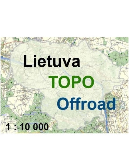 Lietuvos TOPO Offroad žemėlapis