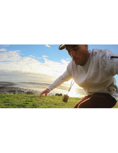 Hero9 Black Silikoninis įdėklas su dirželiu -  Sleeve + Lanyard (juodas)