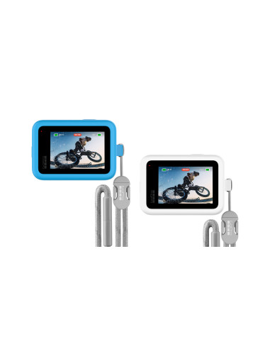 Hero9 Black Silikoninis įdėklas su dirželiu -  Sleeve + Lanyard (baltas)