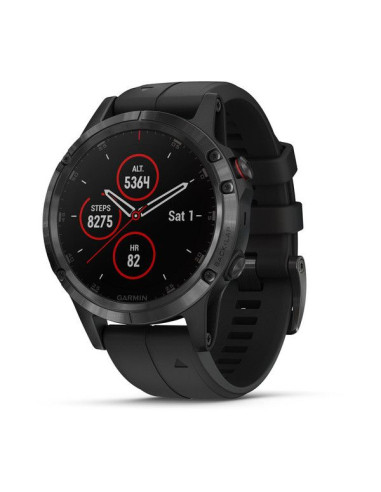 garmin fenix 5 plus sapphire titanium orange band