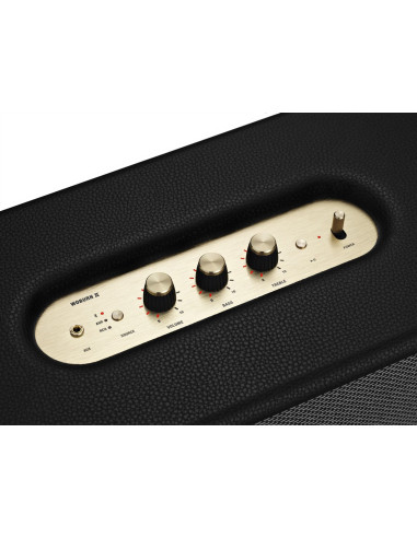 MARSHALL Woburn II Black (juoda) BlueTooth kolonėlė