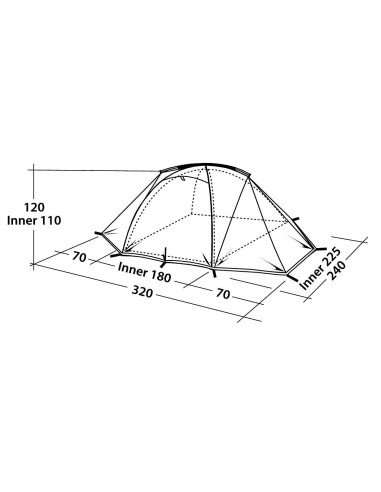 Robens Tent Lodge 3 3 person(s), Green