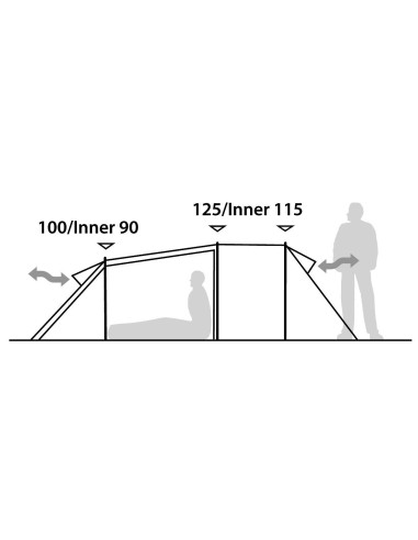 Robens Tent Voyager Versa 4 4 person(s), Green