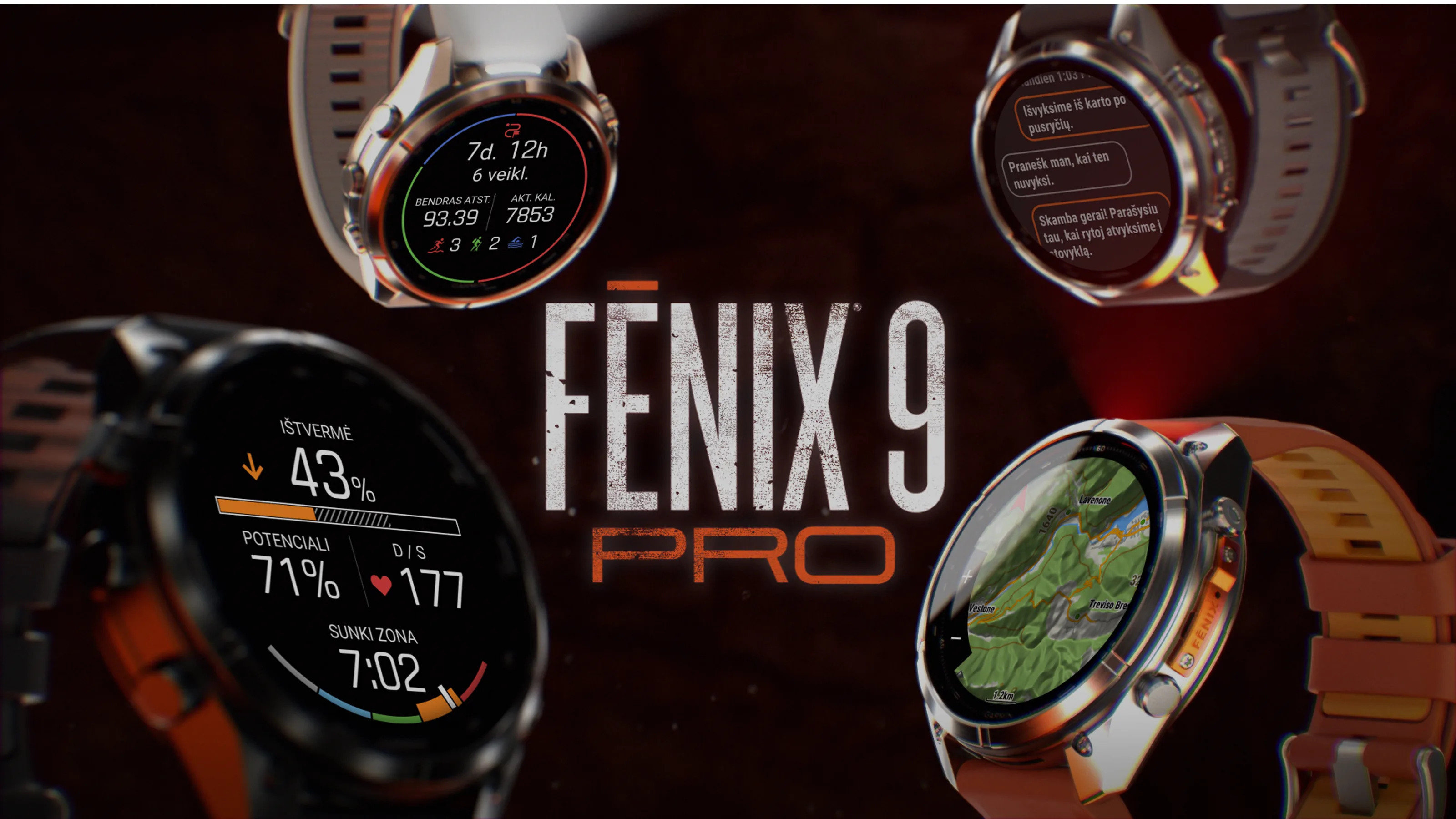 Garmin fēnix 8 ir fēnix 9 skirtumai – kas pasikeitė naujoje kartoje?